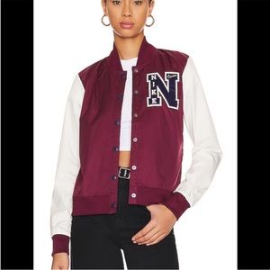 NSW Nike Varsity Jacket in Dark Beetroot & Sail